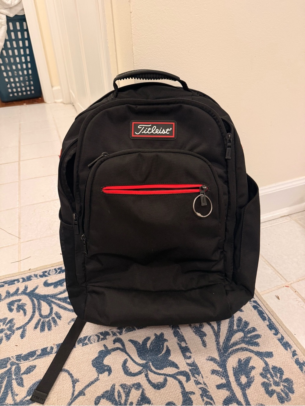 Titleist Black Backpack with Red Accent - Men's Daypack